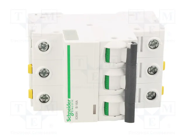 SCHNEIDER ELECTRIC Interruptor magnetotérmico ACTI9 iC60H 16A 3 Polos Curva B SCHNEIDER ELECTRIC Interruptor magnetotérmico ACTI9 iC60H 16A 3 Polos Curva B