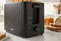 Basic Home Tostadora Negra de 2 Ranuras 600-700W
