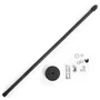 Barra de Suspensión LED Extensible para Carril 50-100Cm - Negro