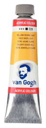 Van Gogh Ocre Amarillo Claro 228 Acrílico Tubo 40 ml
