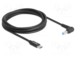DeLOCK Cable de carga USB Type-C™ a Acer 5,5 x 1,7 mm, 1,5 m, Negro