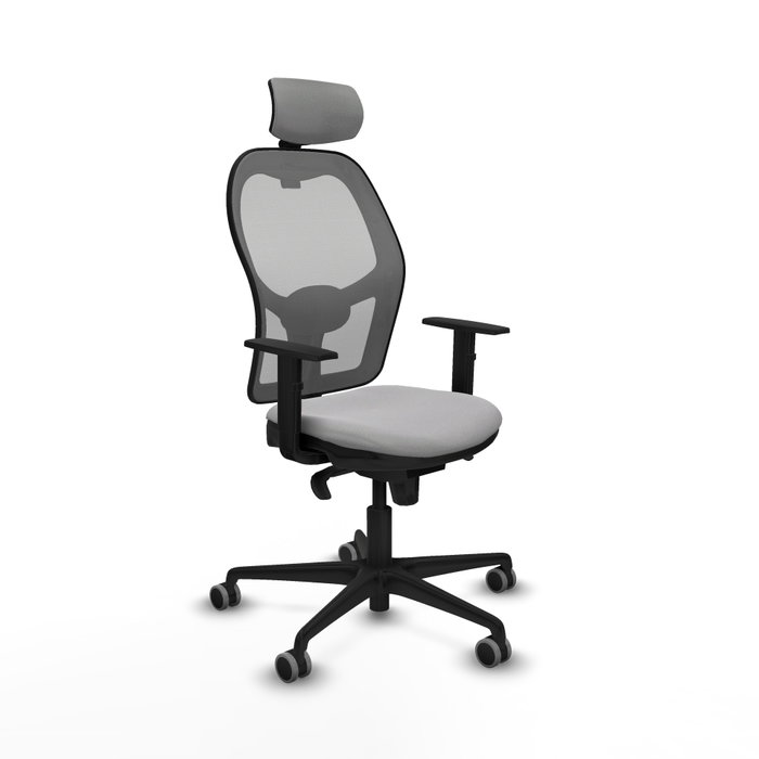 PIQUERAS Y CRESPO Silla de oficina Jorquera con mecanismo Sincro, Gris PIQUERAS Y CRESPO Silla de oficina Jorquera con mecanismo Sincro, Gris
