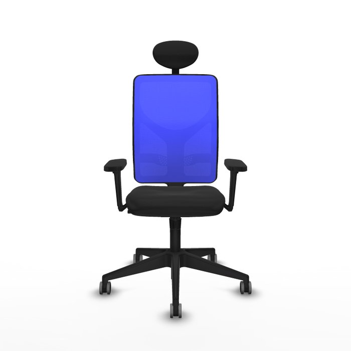 PIQUERAS Y CRESPO Silla de oficina Motilla con mecanismo Sincro, Azul y Negro PIQUERAS Y CRESPO Silla de oficina Motilla con mecanismo Sincro, Azul y Negro