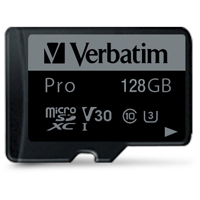Verbatim Pro microSDXC de 128 GB con adaptador