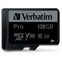 Verbatim Pro microSDXC de 128 GB con adaptador