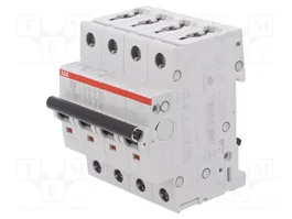 ABB S200 Interruptor magnetotérmico 4 polos 10A 6kA