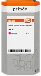 Prindo Cartucho de tinta magenta PRIHP51650ME Basic 47ml