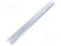 FIBOX Carril DIN TS35 de acero zinc 340x35mm