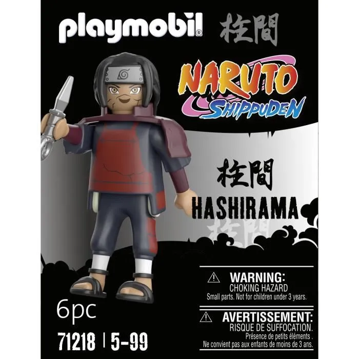 Playmobil 71218 Naruto Shippuden - Hashirama Figura de Juguete Multicolor de 6 piezas de set de Naruto Shippuden