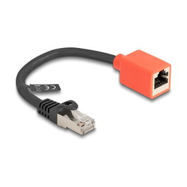 DeLOCK Adaptador de protección de dispositivos RJ45 Cat.6A S/FTP 20 cm