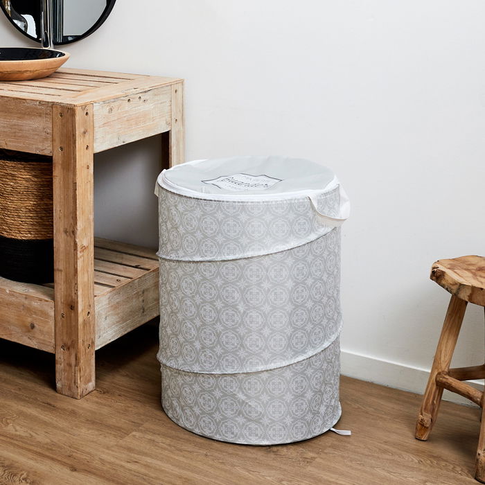 Je cherche une Idee Ma Petite Buand Cesta Colada Plegable Poliéster Altura 60 Diámetro 45