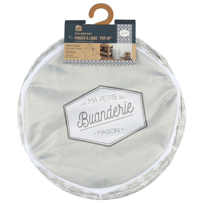 Je cherche une Idee Ma Petite Buand Cesta Colada Plegable Poliéster Altura 60 Diámetro 45