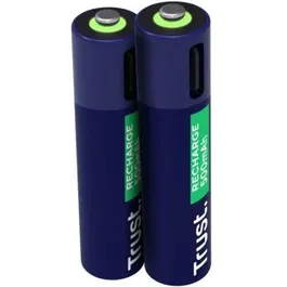 Trust Pilas AAA Recargables 2 Unidades 25585