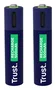Trust Pilas recargables AAA USB-C 500 mAh, pack de 2 unidades