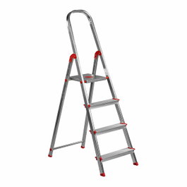 Rolser Escalera de Aluminio de 4 Peldaños