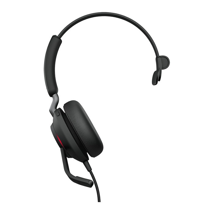 Jabra Evolve2 40 SE USB C/A UC Mono Auriculares Monoaurales para Oficina y Centro de Llamadas Negro