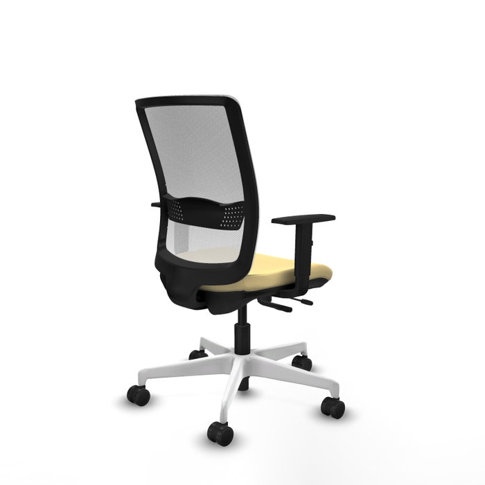 PIQUERAS Y CRESPO Silla de oficina Haches Crema y Blanco PIQUERAS Y CRESPO Silla de oficina Haches Crema y Blanco