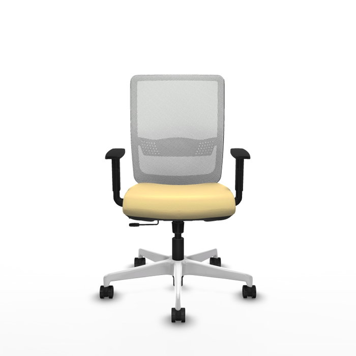 PIQUERAS Y CRESPO Silla de oficina Haches Crema y Blanco PIQUERAS Y CRESPO Silla de oficina Haches Crema y Blanco
