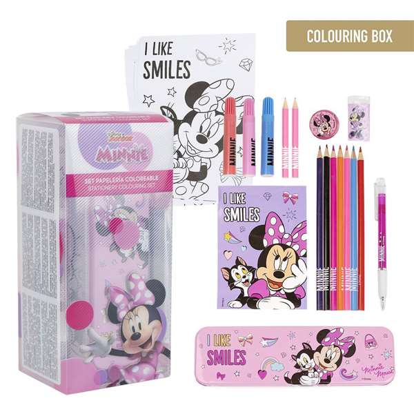 Cerdá Set Papelería Coloreable Minnie
