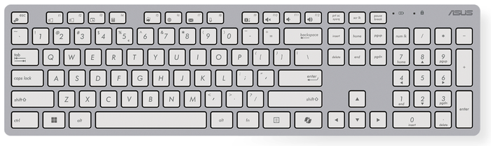 Asus W5000 Teclado y Ratón Inalámbricos Blanco Español Asus W5000 Teclado y Ratón Inalámbricos Blanco Español