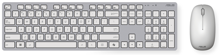 Asus W5000 Teclado y Ratón Inalámbricos Blanco Español Asus W5000 Teclado y Ratón Inalámbricos Blanco Español