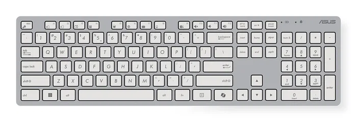 Asus W5000 Teclado y Ratón Inalámbricos Blanco Español
