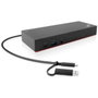 Lenovo 40AF0135EU Base para Portátil y Replicador de Puertos Negro