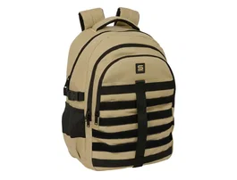 Safta Mochila Cross Doble Safta Camel 34X46X15Cm