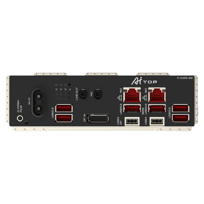 Gigabyte TRX50 AI TOP (sTR5) (D) Placa Base ATX Extendida AMD TRX50, Socket sTR5, DDR5 5200MHz, 4x M.2 PCIe 5.0, Wi-Fi 7, LAN 10GbE, USB 4