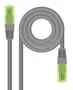 Nanocable 10.20.1402 - Cable de red Ethernet RJ45 CAT.6 UTP CCA AWG26, Gris, 2 metros, 10 Gbps, Macho-Macho