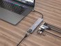 EQUIP Adaptador Multifuncional USB-C 8 en 1 con HDMI 4K, Gigabit LAN y PD 100W