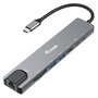 Equip Adaptador USB-C a HDMI, Gigabit Ethernet, 3x USB 3.2 Gen1, SD/TF, Power Delivery 100W