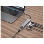 Equip Adaptador USB-C a HDMI, Gigabit Ethernet, 3x USB 3.2 Gen1, SD/TF, Power Delivery 100W