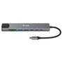 Equip Adaptador USB-C a HDMI, Gigabit Ethernet, 3x USB 3.2 Gen1, SD/TF, Power Delivery 100W
