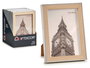Giftdecor Portafoto Plata Color Madera 13x18 cm (Set de 24)