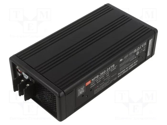 MEAN WELL NPB-360-24TB Cargador para Baterías 12A 27,6V DC
