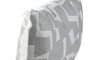 DKD Home Decor Cojín Impreso Gris y Blanco 50x30x8 cm