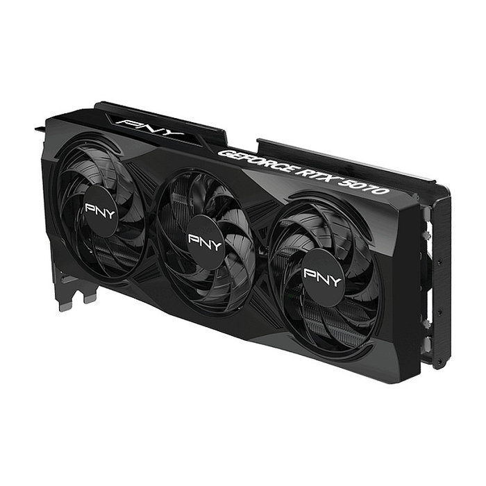 PNY GeForce RTX 5070 VERTO OC 12GB GDDR7 192-bit Triple Fan Tarjeta Gráfica - PCIe 5.0 x16, HDMI 2.1b, 3x DisplayPort 2.1b, G-SYNC, Ready for VR