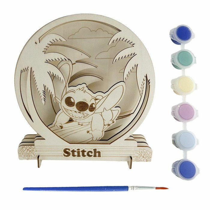 Cerdá Figura Coloreable Stitch Disney de Madera