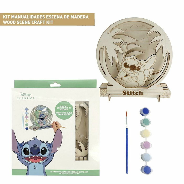 Cerdá Figura Coloreable Stitch Disney de Madera