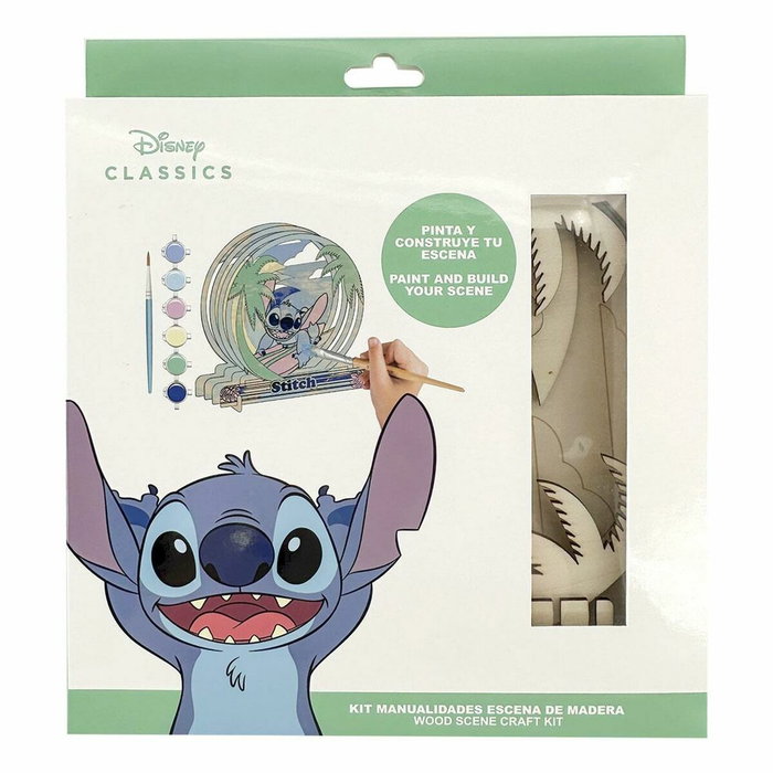 Cerdá Figura Coloreable Stitch Disney de Madera