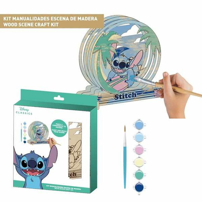 Cerdá Figura Coloreable Stitch Disney de Madera