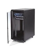Startech Armario Rack Desarmable 25U con Ruedas Negro