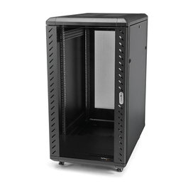 Startech Armario Rack Desarmable 25U con Ruedas Negro