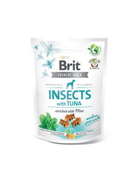 Brit Golosinas Crujientes para Perros con Insectos y Atún 6 Bolsitas 200g