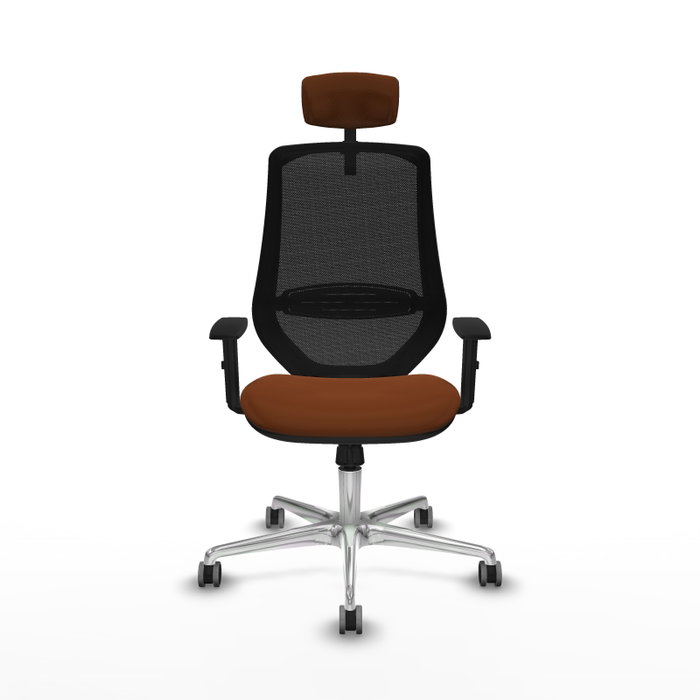 PIQUERAS Y CRESPO Silla de oficina Mardos con mecanismo Sincro, Marrón y Negro PIQUERAS Y CRESPO Silla de oficina Mardos con mecanismo Sincro, Marrón y Negro