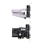 StarTech.com PS74ADF-SERIAL-CARD Tarjeta PCIe x1 de 4 Puertos DB9 Serie RS-232/422/485 UART 16C1050 ESD Nivel 4 con Bracket y Soporte para Factor de Forma Bajo