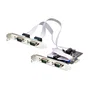 StarTech.com Tarjeta Serie PCI Express de 4 Puertos DB9 RS-232/RS-422/RS-485