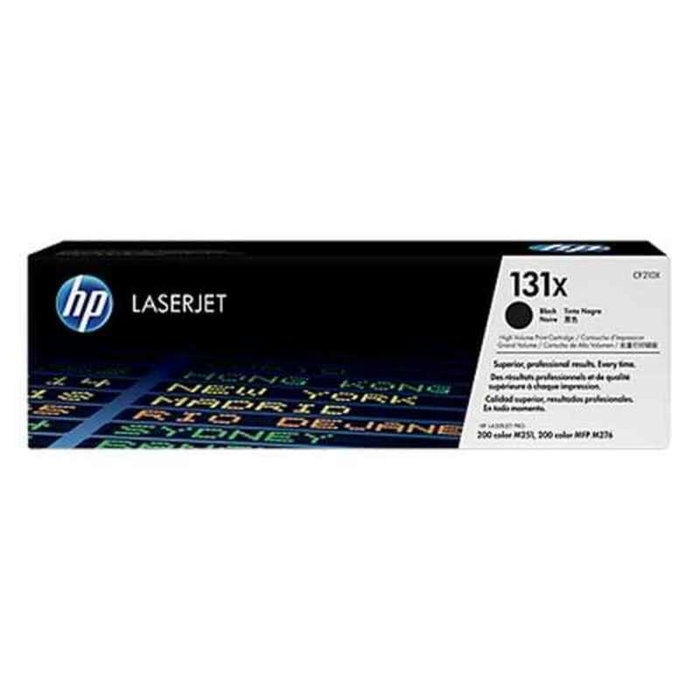 HP Tóner 131X CF210X Negro Alta Capacidad XL de 2400 páginas