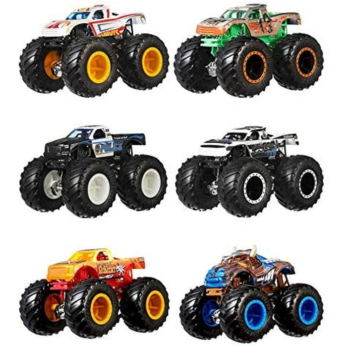 Mattel Hot Wheels Monster Trucks Pack 2 Coche de Demolición Escala 1:64 Modelos Surtidos Mattel Hot Wheels Monster Trucks Pack 2 Coche de Demolición Escala 1:64 Modelos Surtidos